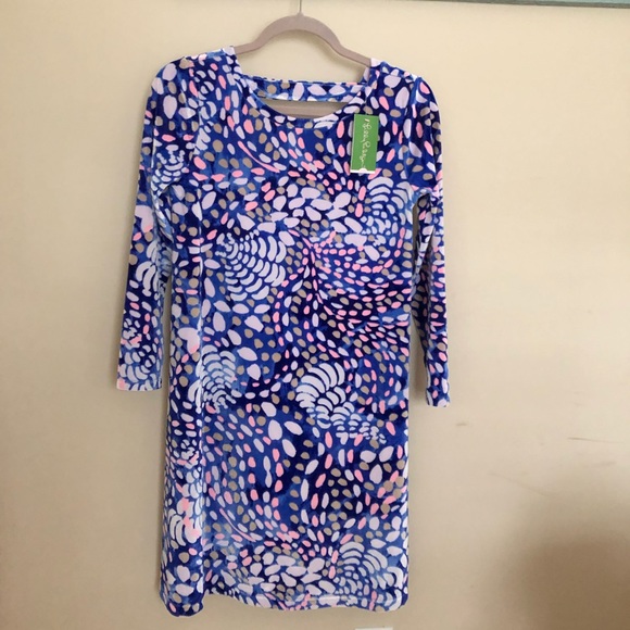 NWT Lilly Pulitzer Shift Dress, Sparkling Grotto - Picture 4 of 5